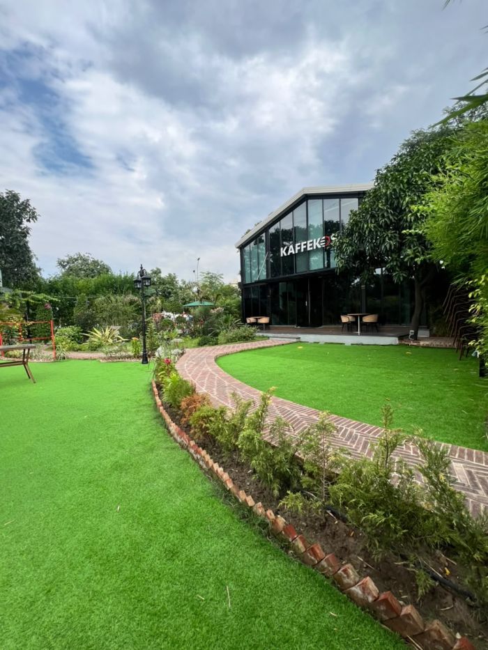touch grass, then touch coffee