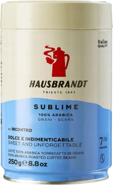 Hausbrandt Sublime 100% Arabica coffee beans